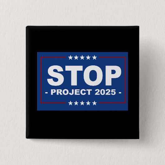 PROJEKT 2025 STOPPEN BUTTON (Vorderseite)