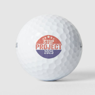 Projekt 2025 Trump American Patroitic USA Button Golfball