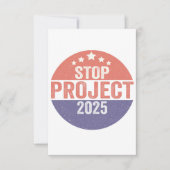 Projekt 2025 Trump American Patroitic USA Button Save The Date (Vorderseite)