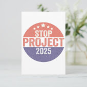 Projekt 2025 Trump American Patroitic USA Button Save The Date (Stehend Vorderseite)