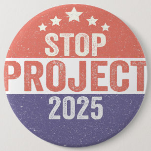 Projekt 2025 Trump American Patroitic USA Election Button