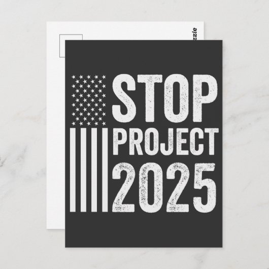 Projekt 2025 Trump Amerika Republikaner USA Postkarte (Vorne/Hinten)