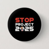 Projekt 2025 Trumps Projekt Anti Trump Patriotic Button (Vorderseite)