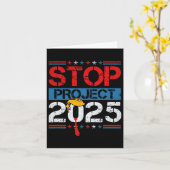 Projekt 2025 Trumps Projekt gegen Trump 1 Karte (Gelbe Blume)