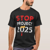Projekt 2025 Trumps Projekt gegen Trump lustiges G T-Shirt (Vorderseite)