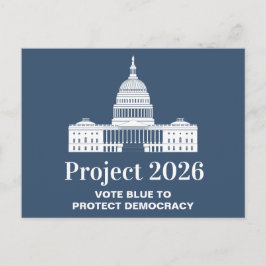 Projekt 2026 Stimme für Demokratie Postkarte
