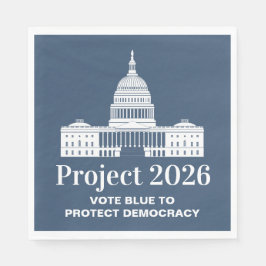 Projekt 2026 Stimme für die Demokratie Serviette