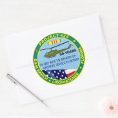 Projekt 425 Logo-Aufkleber Runder Aufkleber (Umschlag)