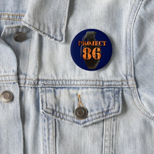 Projekt 86 (Band) Button (Beispiel)