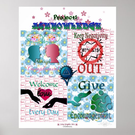 Projekt: ANERKENNUNG Poster (Vorne)