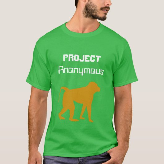 Projekt Anonymer Baboon-T - Shirt (Vorderseite)
