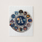 Projekt Apollo: Das zusammengesetzte Logo Puzzle (Vertikal)