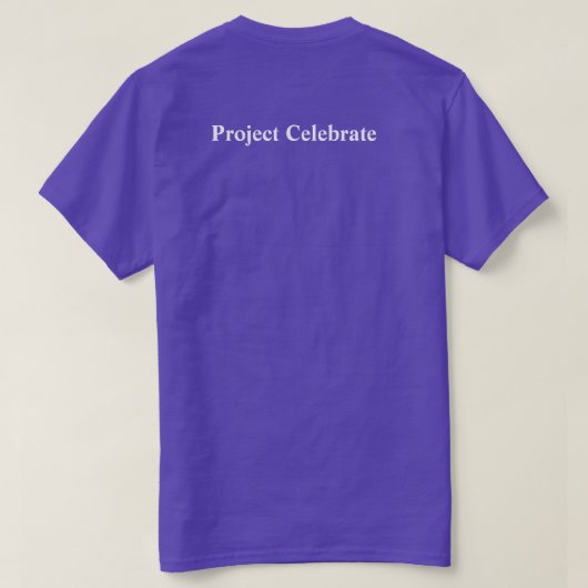 Projekt Celebrate - Basic T T-Shirt (Design Rückseite)