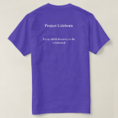 Projekt Celebrate - Volunteer Shirt (Design Rückseite)