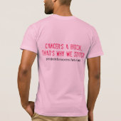 Projekt Chemo Häkelarbeit-Logo-Shirt T-Shirt (Rückseite)