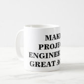Projekt-Engineering wieder großartig machen Kaffeetasse (Vorderseite Links)