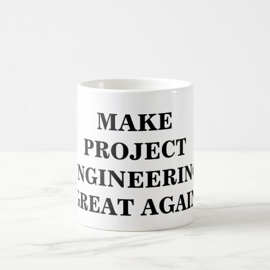 Projekt-Engineering wieder großartig machen Kaffeetasse (Mittel)