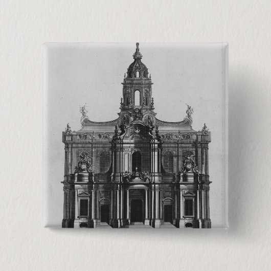 Projekt für die Kirche des Heiligen-Sulpice Button (Vorderseite)