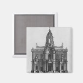 Projekt für die Kirche Saint-Sulpice Magnet (Vorderseite/Rückseite)