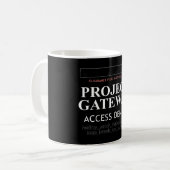 Projekt-Gateway - ZUGRIFF VERLETZT - Realitätslück Kaffeetasse (Vorderseite Links)