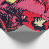 PROJEKT HALLOWEEN JAPANISCHEN DEVIL Wrapping Paper Geschenkpapier (Ecke)