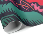 PROJEKT HALLOWEEN JAPANISCHEN DEVIL Wrapping Paper Geschenkpapier (Rolleneckpunkt)