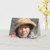 Projekt Inti notecard Karte (Gelbe Blume)