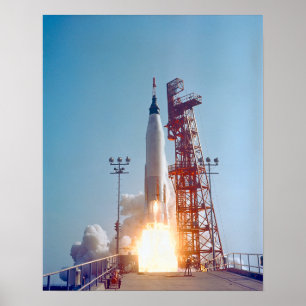 Projekt Mercury MA-9 Launch, Faith 7 Poster