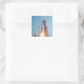 Projekt Mercury MA-9 Launch, Faith 7 Quadratischer Aufkleber (Tasche)