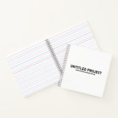 Projekt ohne Titel - Audio Session Glitch T-Shirt Notizblock (Innenseite)