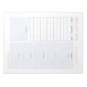 Projekt-Pad für Freiberufler Notizblock (Vorderseite)