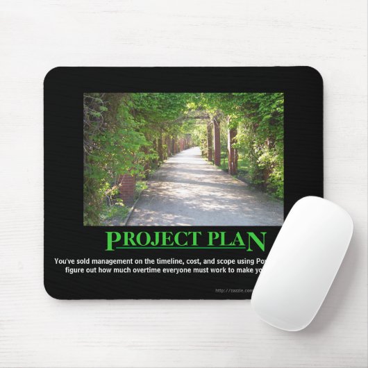 Projekt-Plan - machen Sie es Match PowerPoint Mousepad (Mit Mouse)