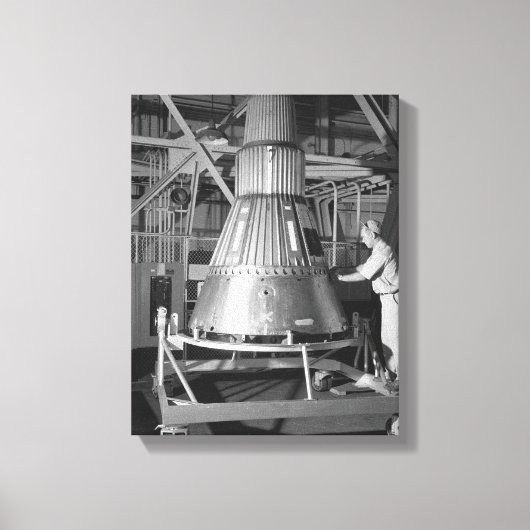 Projekt Quecksilber - Kapsel Nr. 2 Foto Leinwanddruck (Vorderseite)