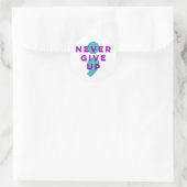 Projekt Semicolon: Suizidprävention nie aufgeben Runder Aufkleber (Tasche)