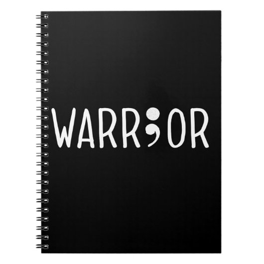 Projekt Semicolon Warrior Notizblock (Vorderseite)