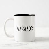 Projekt Semicolon Warrior Zweifarbige Tasse (Links)