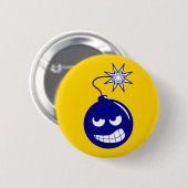 Projekt-Verstümmelungs-Bomben-Knopf Button (Vorne & Hinten)