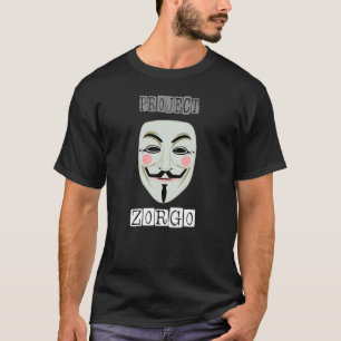 Projekt Zorgo Anonymous Mask Hacker T-Shirt