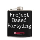 Projektbasierter Partnerschaftskolben Flachmann (Vorderseite)