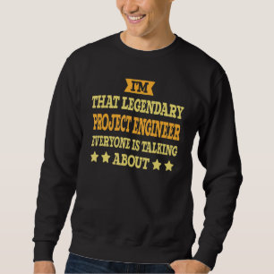 Projektingenieur Job Title Employee Funny Project Sweatshirt