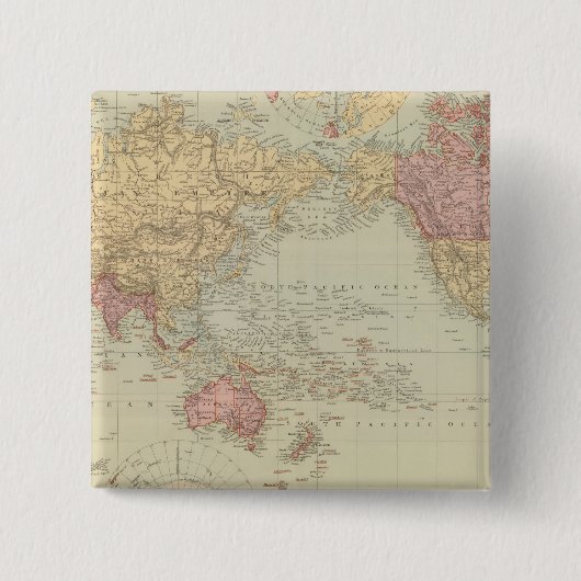 Projektion 2 des World Mercator Button (Vorderseite)