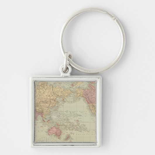Projektion 2 des World Mercator Schlüsselanhänger (Vorne)