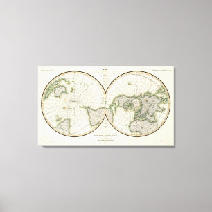 Projektion, die Nadelabweichung zeigt Leinwanddruck