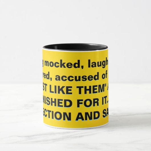 Projektion und Sadismus Tasse (Zentrum)