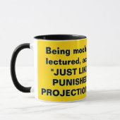 Projektion und Sadismus Tasse (Links)