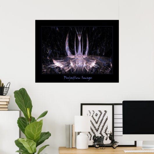 Projektionsbild Poster (Heimbüro)