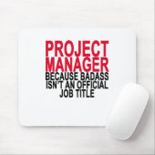 Projektleiter - Badass T - Shirts. Mousepad (Mit Mouse)