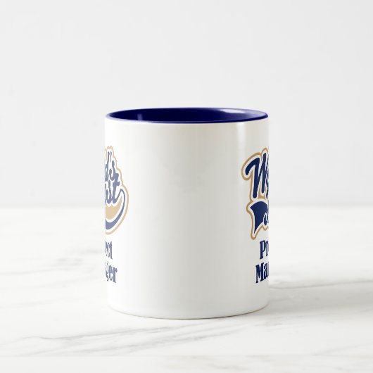 Projektleiter-Geschenk Zweifarbige Tasse (Mittel)
