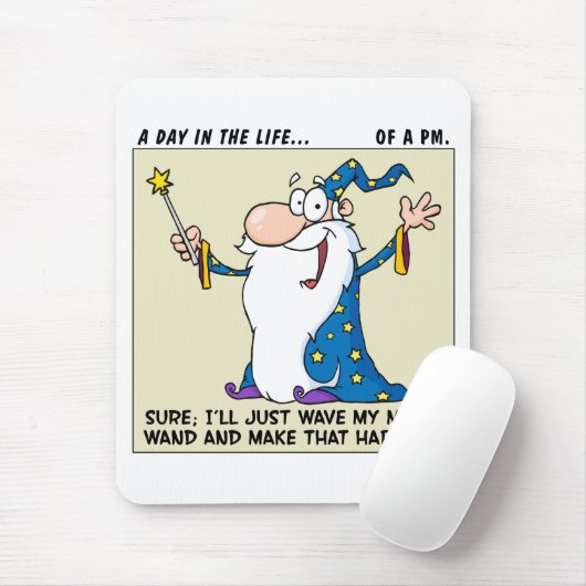 Projektleiter haben magische Power Mousepad (Mit Mouse)
