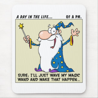 Projektleiter haben magische Power Mousepad